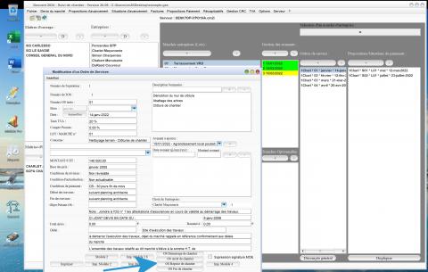 4 nouveaux modèles d'ordres de service dans le logiciel suivi de chantier Gescant Mac et PC v20.06