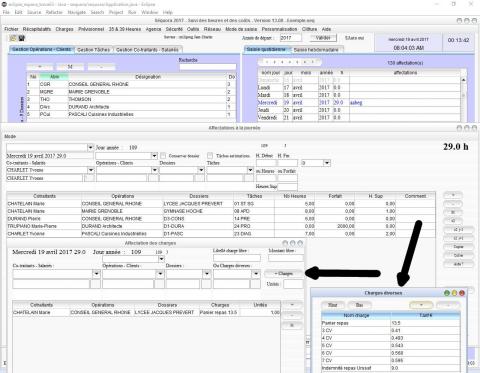 nouvelle gestion des temps passés Séquora V13.08