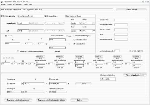 logiciel d'Actualisation de Prix pour Mac OS X et PC Windows