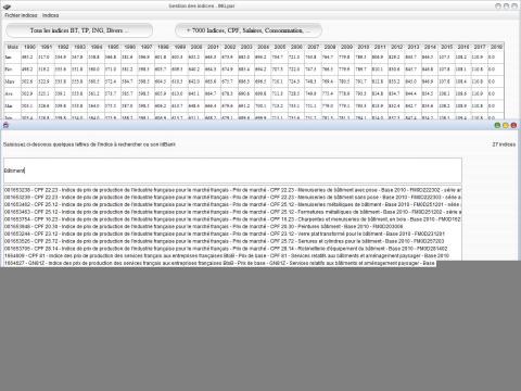 mise à jour 12.02 du logiciel d'actualisation de prix mac et pc avec plus de 7000 indices