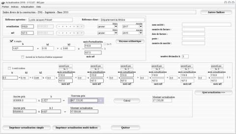 nouvelle version du logiciel d'Actualisation de prix pour mac et pc v12.07