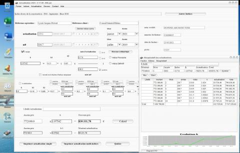 mise à jour du logiciel d'Actualisation des Prix pour Mac et PC v17.09 avec plus de 10 500 séries d'indices à jour