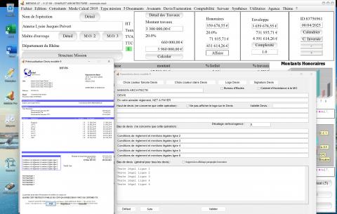 Amélioration de la partie basse dans le modèle 9 du devis du logiciel de proposition d’honoraires de maîtrise d’œuvre Médicis (Mac et PC) version 27.09