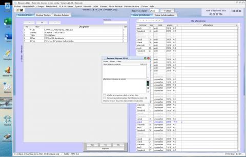 amélioration du mode client/serveur du logiciel de pointage des heures Séquora Mac et PC v20.04
