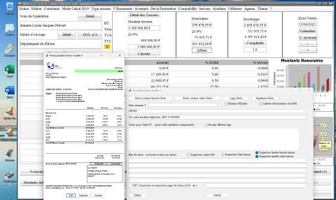 amélioration du modèle 1 de devis du logiciel de proposition d'honoraires de maîtrise d'oeuvre Médicis Mac et PC v25.15