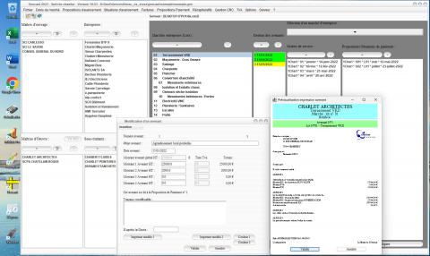 amélioration du modèle 2 d'avenant du logiciel de suivi de chantier Gescant Mac et PC v19.03