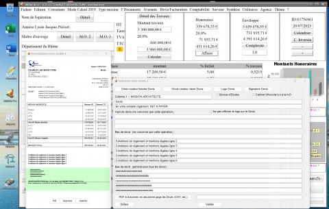amélioration du modèle 3 de devis du logiciel de proposition d'honoraires de maîtrise d'oeuvre Médicis Mac et PC v25.25