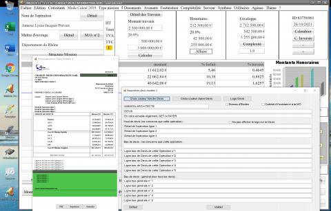Amélioration du modele 3 de devis des propositions d'honoraires de maïtrise d'oeuvre Médicis Mac et PC v23.36