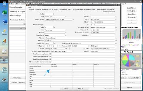 amélioration de la gestion multi-agence du logiciel de proposition d'honoraires Architectes Médicis Mac et PC v26.04