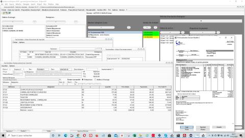 Amélioration du modèle de facture du suivi de chantier et de facturation Gescant pour mac et pc 16.17