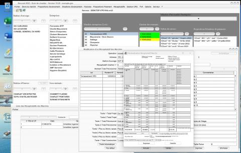 amélioration des récapitulatifs du marché du logiciel de suivi de chantier Gescant Mac et PC v19.20