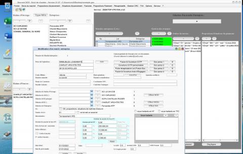 Amélioration de la sélection des maîtres d’œuvre des lots et marchés dans le logiciel de suivi de chantier Gescant (Mac et PC) version 21.07