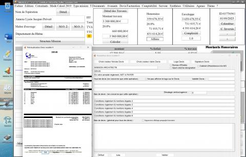 Améliorations de la gestion des colonnes dans le modèle 9 du devis du logiciel de proposition d’honoraires de maîtrise d’œuvre Médicis (Mac et PC) version 27.15