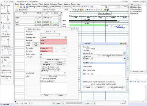 Chaînez vos tâches de planning mac et pc facilement avec Faberplan