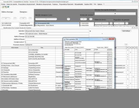 amélioration de la gestion des réunions de chantier dans gescant pour mac os x et pc windows