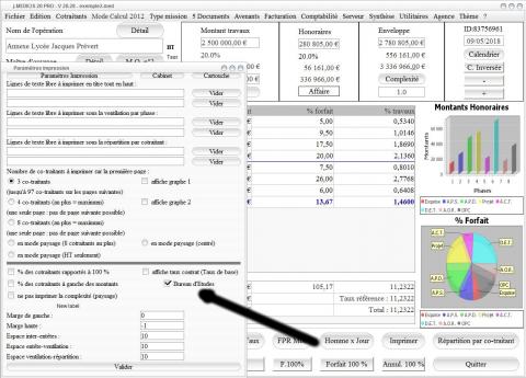 nouvelle gestion et facturation des honoraires architecte Médicis 20.28 pour mac et pc