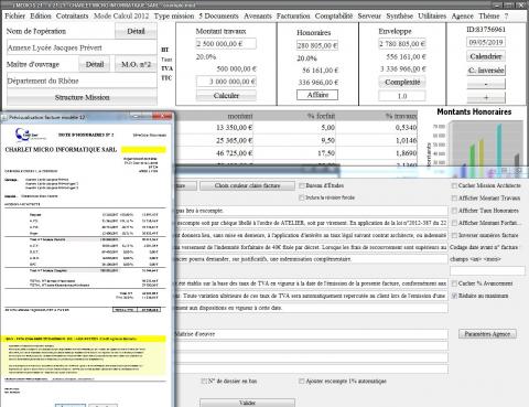 amélioration du modèle 12 de facture pour agence d'architecture et bureau d'études