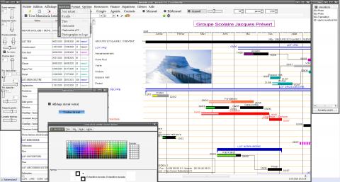 insertion du jour actuel sur les plannings pro pour mac et pc faberplan