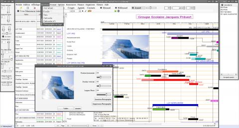 insertion photo ou logo logiciel planning peo mac et pc