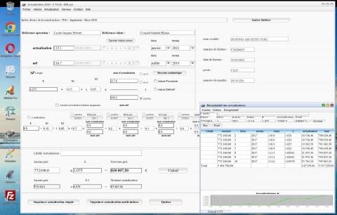 mise à jour du logiciel d'Actualisation de Prix Mac et PC v18.05 avec plus de 12 500 séries d'indices à jour