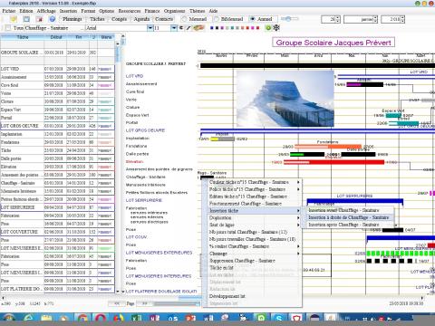 mise à jour logiciel planning mac et pc Faberplan 13.08