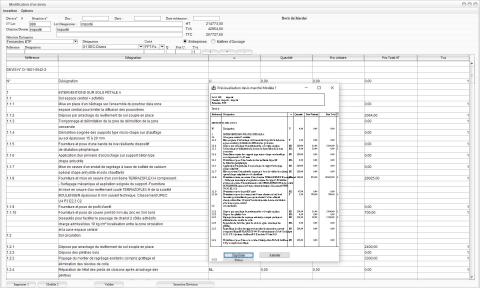 modèle 1 de devis du logiciel de suivi de chantier Gescant mac et pc 17.05