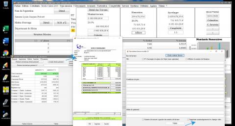 amélioration du modèle 10 de facture du logiciel de facturation d'honoraires de maîtrise d'oeuvre Médicis Mac et PC v24.04