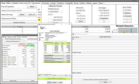 Amélioration du modèle 10 de facture phases seules du logiciel de facturation des honoraires de maîtrise d'oeuvre Médicis 23.10