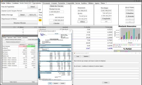 Amélioration du modèle 14 de facture phases seules du logiciel de facturation des honoraires de maîtrise d'œuvre Médicis 23.10