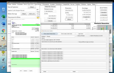 Amélioration du modèle 3 de devis du logiciel de proposition d'honoraires de maîtrise d'oeuvre Médicis Mac et PC v24.09