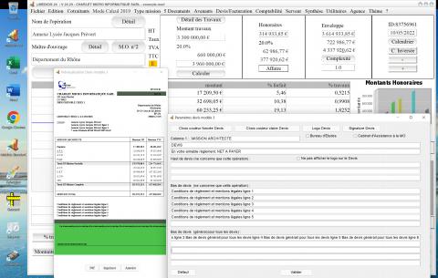 amélioration du modèle 3 de devis du logiciel de proposition d'honoraires de Maîtrise d'Oeuvre Médicis Mac et PC v24.20