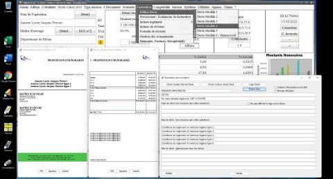 amélioration du modèle 4 de devis des propositions d'honoraires de maîtrise d'oeuvre Médicis Mac et PC 24.08