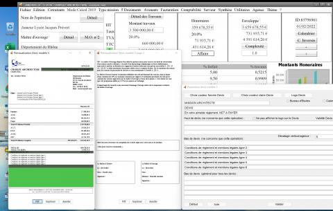 Amélioration du modèle 5 de devis logiciel de proposition d'honoraires de maîtrise d'oeuvre Médicis 24.06