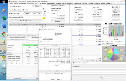 amélioration du modèle 7 de facture du logiciel de facturation des honoraires de Maîtrise d'Oeuvre Médicis Mac et PC v24.20