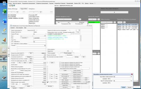 Nouveau Calcul Automatique Montant -suivi de chantier Gescant - v2115