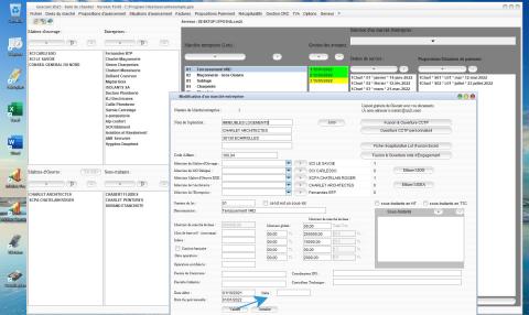 nouveau champ délai des lots du marché dans le logiciel de suivi de chantier Gescant Mac et PC v19.06