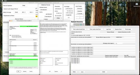Nouveau modèle 5 multi-page de devis et proposition d’honoraires pour architecte dans le logiciel Médicis sur Mac et PC