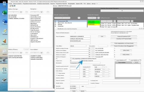 nouveaux OS, propositions et situations de Maîtrise d'Oeuvre sur le logiciel de suivi de chantier Gescant Mac et PC v19.16