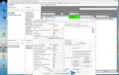 nouveaux champs dates dans les situations du logiciel de suivi de chantier Gescant Mac et PC v19.14