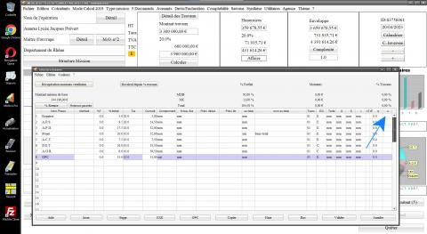 nouvelle gestion des unités dans le logiciel de proposition des honoraires de maîtrise d'oeuvre Médicis Mac et PC v25.16