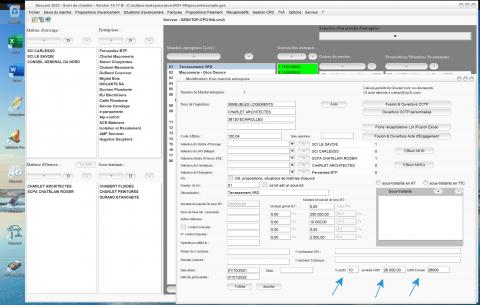 nouvelle gestion garantie à première demande dans les lots du marché du logiciel de suivi de chantier Gescant Mac et PC v19.17