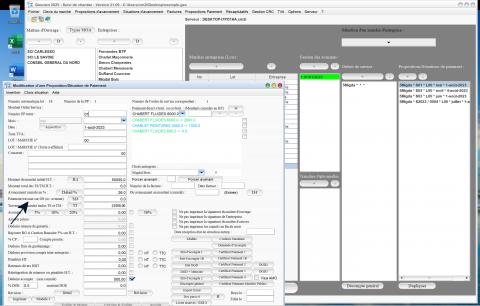 Nouvelle gestion des paiements de travaux sur ordres de service dans les situations du logiciel de suivi de chantier Gescant (Mac et PC) version 21.09