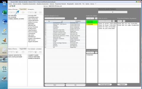 nouvelle gestion des types de maîtres d'ouvrage du logiciel de suivi de chantier Gescant Mac et PC v21.05