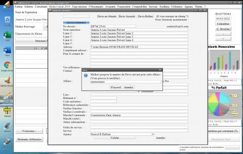 amélioration de la gestion des numéro de devis du logiciel de proposition d'honoraires de maîtrise d'oeuvre Médicis Mac et PC v24.11