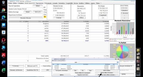 Nouveau bouton d'ouverture d'affaire et des factures dans le logiciel de Maîtrise d'Oeuvre Médicis 23.04