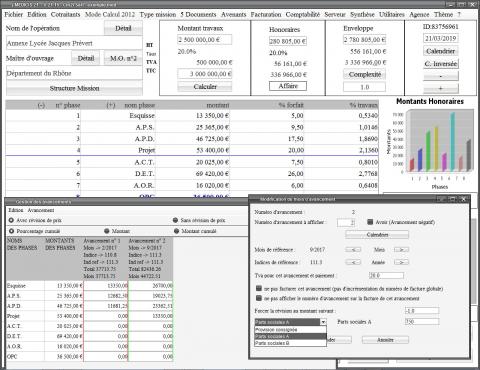 nouvelle gestion des part sociales dans la gestion de maîtrise d'oeuvre Médicis pour Mac et PC