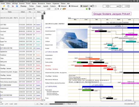 nouvelle version du logiciel de planning proi Mac et Pc Faberplan v14.17