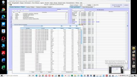 amélioration du récapitulatif des opérations/clients-dossiers-taches dans la gestion des temps passés et le pointage des heures séquora v16.07