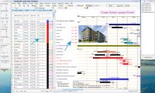 Lots dans la marge de gauche du logiciel de planning Faberplan Mac et PC 16.05