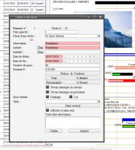 Edition d'une tâche de vos plannings pro Faberplan mac et pc